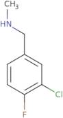 [(3-Chloro-4-fluorophenyl)methyl](methyl)amine