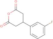 4-(3-Fluorophenyl)oxane-2,6-dione