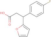 3-(4-Fluoro-phenyl)-3-furan-2-yl-propionic acid