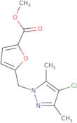 5-(4-Chloro-3,5-dimethyl-pyrazol-1-ylmethyl)-furan-2-carboxylic acid methyl ester