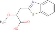 3-(1,3-Benzothiazol-2-yl)-2-methoxypropanoic acid