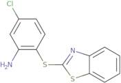 2-(Benzothiazol-2-ylsulfanyl)-5-chloro-phenylamine