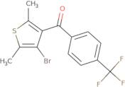 (4-Bromo-2,5-dimethylthiophen-3-yl)(4-(trifluoromethyl)phenyl)methanone
