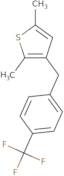 2,5-Dimethyl-3-(4-(trifluoromethyl)benzyl)thiophene