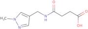 3-{[(1-Methyl-1H-pyrazol-4-yl)methyl]carbamoyl}propanoic acid