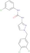 1-(3-Chlorophenyl)-3-(1-(3,4-dichlorobenzyl)-1H-pyrazol-3-yl)urea