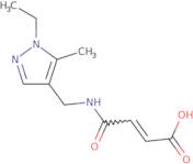 3-{[(1-Ethyl-5-methyl-1H-pyrazol-4-yl)methyl]carbamoyl}prop-2-enoic acid
