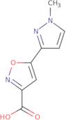 5-(1-Methyl-1H-pyrazol-3-yl)-1,2-oxazole-3-carboxylic acid