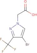 2-[4-Bromo-3-(trifluoromethyl)-1H-pyrazol-1-yl]acetic acid