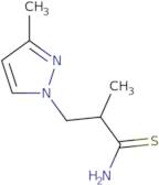 2-Methyl-3-(3-methyl-1H-pyrazol-1-yl)propanethioamide
