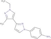 4-[3-(1-Ethyl-3-methyl-1H-pyrazol-4-yl)-1H-pyrazol-1-yl]aniline