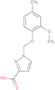 1-[(2-Methoxy-4-methylphenoxy)methyl]-1H-pyrazole-3-carboxylic acid