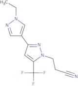 3-[1'-Ethyl-5-(trifluoromethyl)-1H,1'H-3,4'-bipyrazol-1-yl]propanenitrile