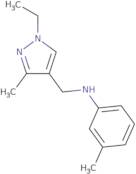 N-[(1-Ethyl-3-methyl-1H-pyrazol-4-yl)methyl]-3-methylaniline