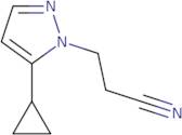 3-(5-Cyclopropyl-1H-pyrazol-1-yl)propanenitrile