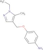 4-[(1-Ethyl-5-methyl-1H-pyrazol-4-yl)methoxy]aniline
