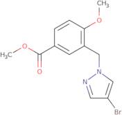 Methyl 3-[(4-bromo-1H-pyrazol-1-yl)methyl]-4-methoxybenzoate