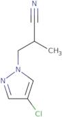 3-(4-Chloro-1H-pyrazol-1-yl)-2-methylpropanenitrile