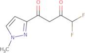 4,4-Difluoro-1-(1-methyl-1H-pyrazol-3-yl)butane-1,3-dione