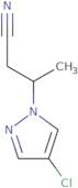 3-(4-Chloro-1H-pyrazol-1-yl)butanenitrile