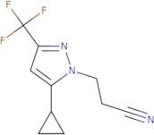 3-[5-Cyclopropyl-3-(trifluoromethyl)-1H-pyrazol-1-yl]propanenitrile