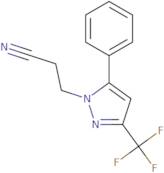 3-[5-Phenyl-3-(trifluoromethyl)-1H-pyrazol-1-yl]propanenitrile