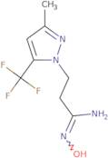 N'-Hydroxy-3-[3-methyl-5-(trifluoromethyl)-1H-pyrazol-1-yl]propanimidamide