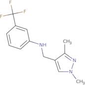 N-[(1,3-Dimethyl-1H-pyrazol-4-yl)methyl]-3-(trifluoromethyl)aniline