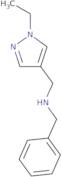Benzyl[(1-ethyl-1H-pyrazol-4-yl)methyl]amine