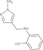 2-{[(1-Methyl-1H-pyrazol-4-yl)methyl]amino}phenol