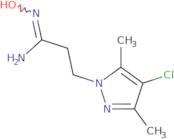 3-(4-Chloro-3,5-dimethyl-1H-pyrazol-1-yl)-N'-hydroxypropanimidamide