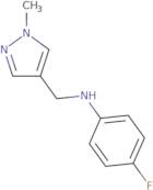 4-Fluoro-N-[(1-methyl-1H-pyrazol-4-yl)methyl]aniline