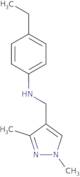 N-[(1,3-Dimethyl-1H-pyrazol-4-yl)methyl]-N-(4-ethylphenyl)amine