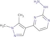 4-(1,5-Dimethyl-1H-pyrazol-4-yl)-2-hydrazinopyrimidine