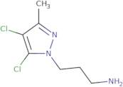 3-(4,5-Dichloro-3-methyl-1H-pyrazol-1-yl)propan-1-amine