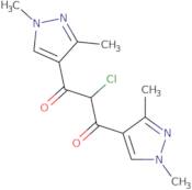 2-Chloro-1,3-bis(1,3-dimethyl-1H-pyrazol-4-yl)propane-1,3-dione