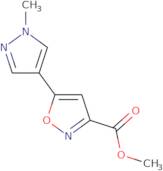 Methyl 5-(1-methyl-1H-pyrazol-4-yl)isoxazole-3-carboxylate