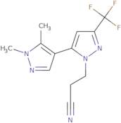 3-[1',5'-Dimethyl-5-(trifluoromethyl)-1'H,2H-3,4'-bipyrazol-2-yl]propanenitrile