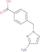 4-[(3-Amino-1H-pyrazol-1-yl)methyl]benzoic acid