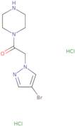 2-(4-Bromo-1H-pyrazol-1-yl)-1-(piperazin-1-yl)ethanone dihydrochloride