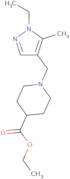 Ethyl 1-[(1-ethyl-5-methyl-1H-pyrazol-4-yl)methyl]piperidine-4-carboxylate