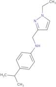 N-[(1-Ethyl-1H-pyrazol-3-yl)methyl]-4-(propan-2-yl)aniline