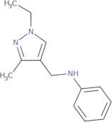 N-[(1-Ethyl-3-methyl-1H-pyrazol-4-yl)methyl]aniline