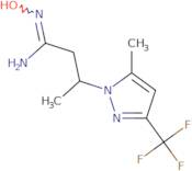 N'-Hydroxy-3-[5-methyl-3-(trifluoromethyl)-1H-pyrazol-1-yl]butanimidamide