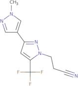 3-[1'-Methyl-5-(trifluoromethyl)-1H,1'H-3,4'-bipyrazol-1-yl]propanenitrile