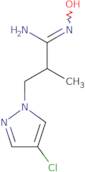 3-(4-Chloro-1H-pyrazol-1-yl)-N'-hydroxy-2-methylpropanimidamide