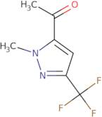 1-[1-Methyl-3-(trifluoromethyl)-1H-pyrazol-5-yl]ethanone