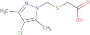 2-{[(4-Chloro-3,5-dimethyl-1H-pyrazol-1-yl)methyl]sulfanyl}acetic acid