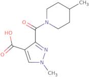 1-Methyl-3-[(4-methylpiperidin-1-yl)carbonyl]-1H-pyrazole-4-carboxylic acid