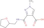 1-Methyl-3-{[(oxolan-2-yl)methyl]carbamoyl}-1H-pyrazole-4-carboxylic acid
